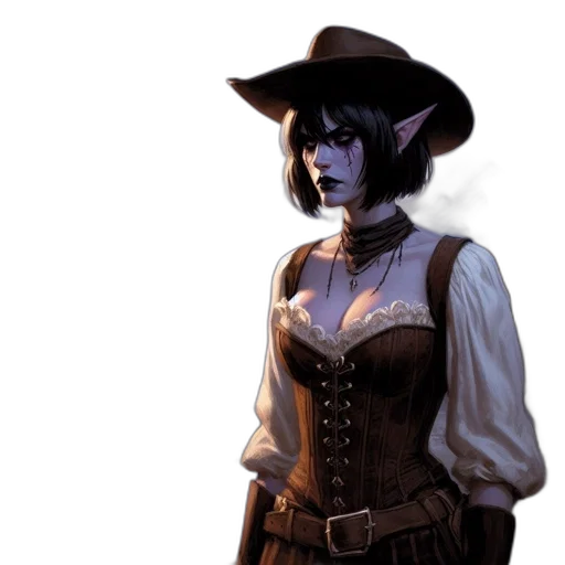 staff, hat, jacket, concept art transparent PNG cut-out