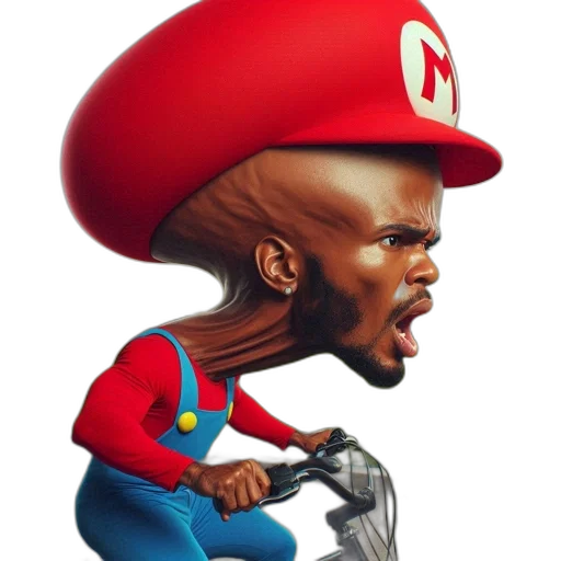 hat, face, concept art, comic book art transparent PNG cut-out