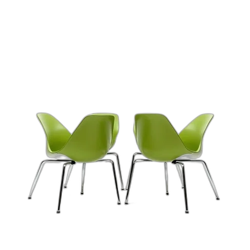 furniture, 3d render, photorealistic, green transparent PNG cut-out