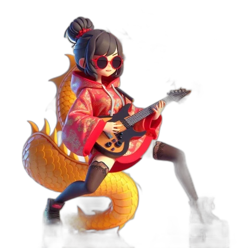 dragon, jacket, creature, weapon transparent PNG cut-out
