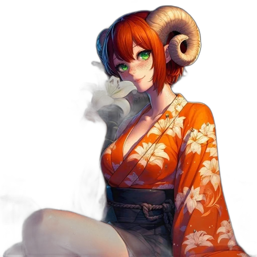 dress, dragon, staff, fantasy art transparent PNG cut-out