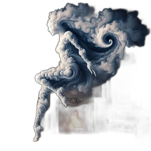 dragon, hair, creature, umbrella transparent PNG cut-out