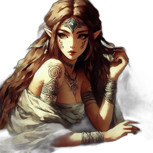 jewelry, dragon, dress, face transparent PNG cut-out