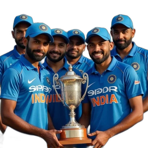 india, cricket, team, trophy transparent PNG cut-out