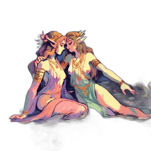 crown, concept art, fantasy art, watercolor transparent PNG cut-out