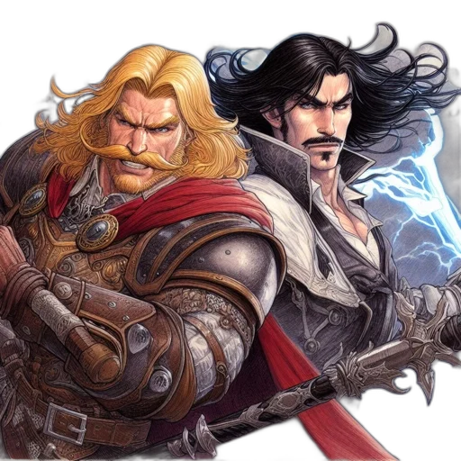 sword, fantasy art, comic book art, concept art transparent PNG cut-out