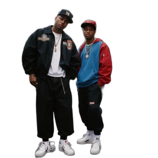 jacket, two, men, 1990s transparent PNG cut-out