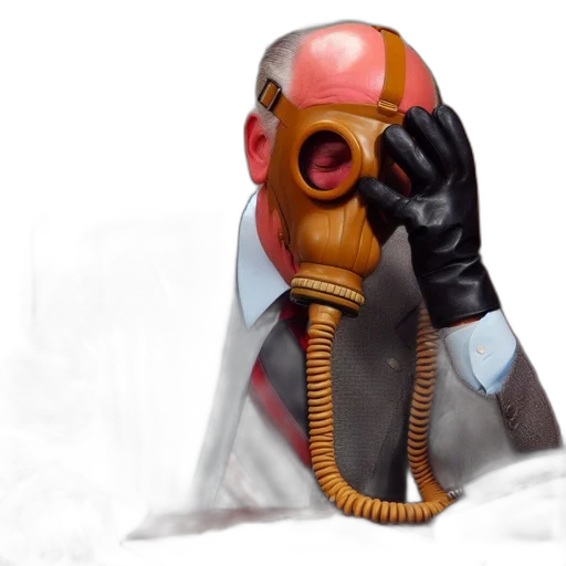 mask, robot, jacket, creature transparent PNG cut-out