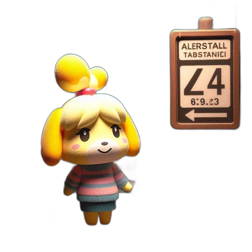 animal, staff, concept art, 3d render transparent PNG cut-out