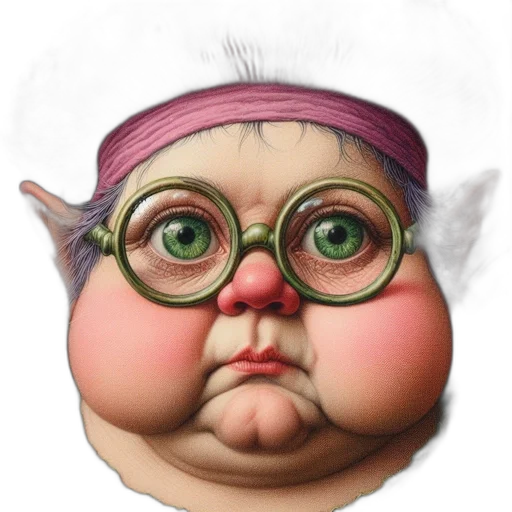 face, mask, staff, creature transparent PNG cut-out