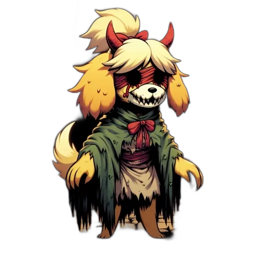 staff, mask, creature, animal transparent PNG cut-out