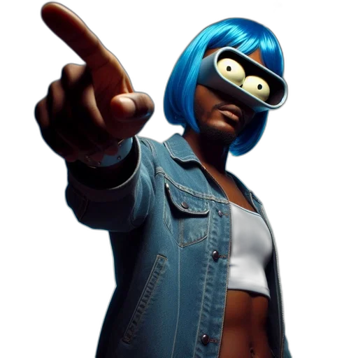 face, jacket, mask, robot transparent PNG cut-out