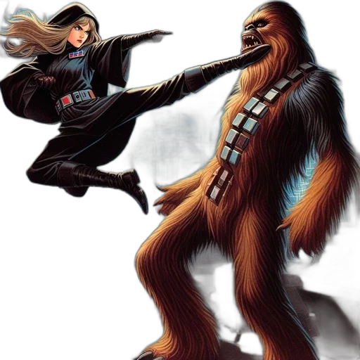 concept art, comic book art, fire, female transparent PNG cut-out