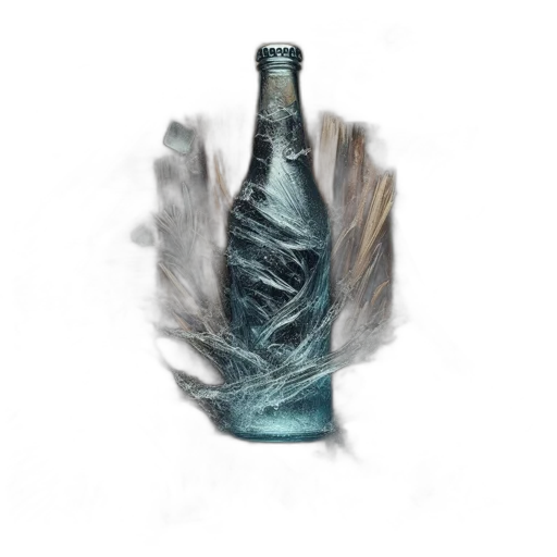 bottle, weapon, dragon, crown transparent PNG cut-out