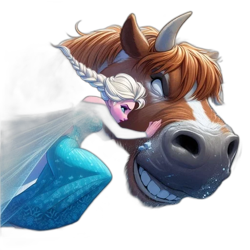 creature, concept art, fantasy art, watercolor transparent PNG cut-out