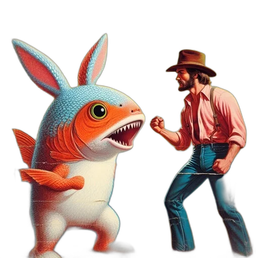 animal, creature, hat, robot transparent PNG cut-out