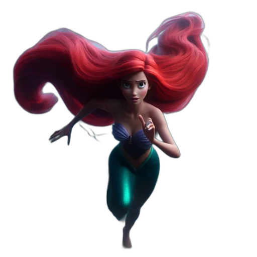 hair, dress, staff, concept art transparent PNG cut-out