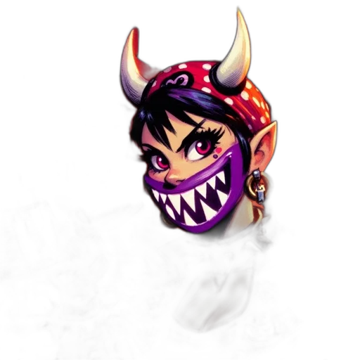 mask, dragon, face, concept art transparent PNG cut-out