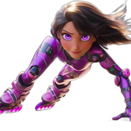 weapon, robot, sword, hair transparent PNG cut-out