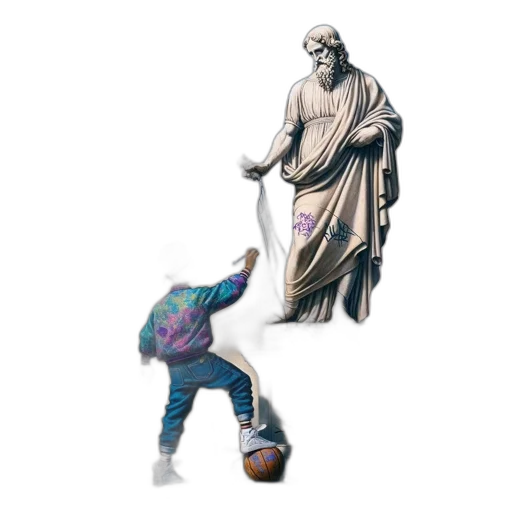 dress, creature, vaporwave, concept art transparent PNG cut-out