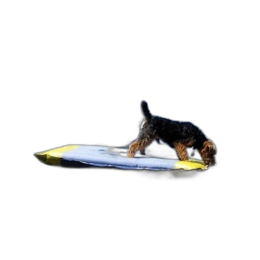 animal, small, dog, raft transparent PNG cut-out