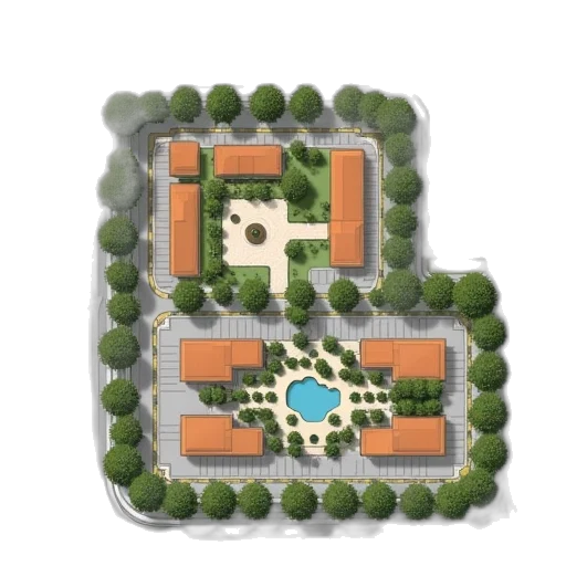 building, crown, jewelry, 3d render transparent PNG cut-out