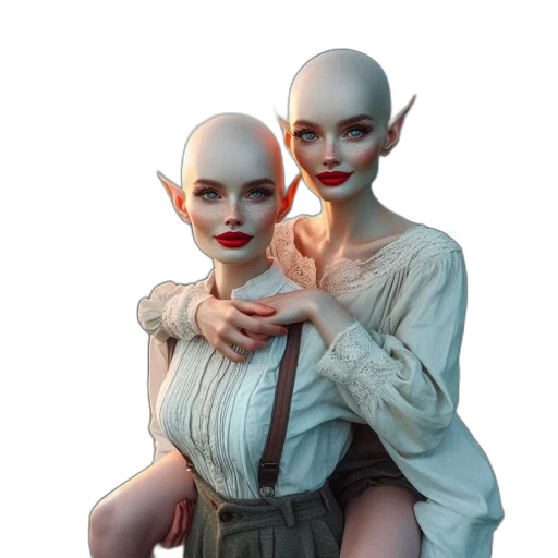 concept art, fantasy art, 3d render, photorealistic transparent PNG cut-out