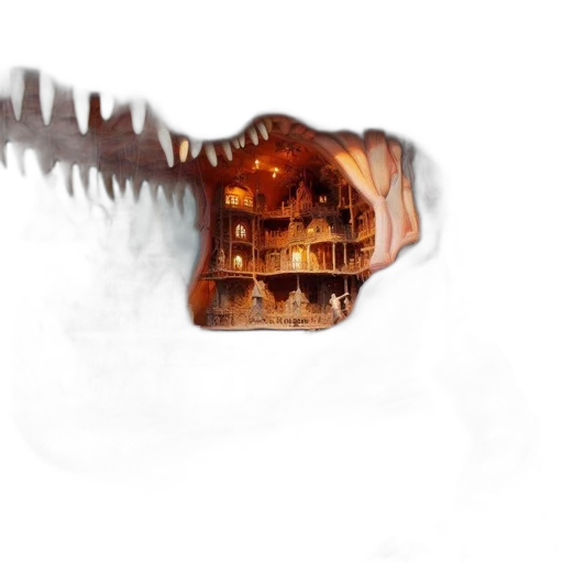 dragon, mask, crown, bottle transparent PNG cut-out
