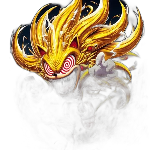 dragon, mask, staff, hair transparent PNG cut-out