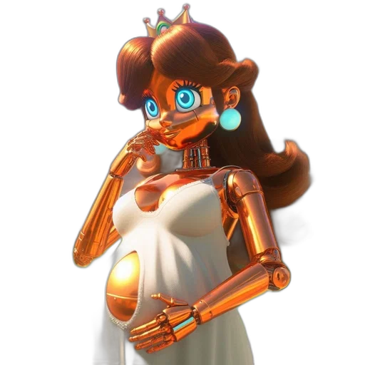 robot, crown, dress, jewelry transparent PNG cut-out