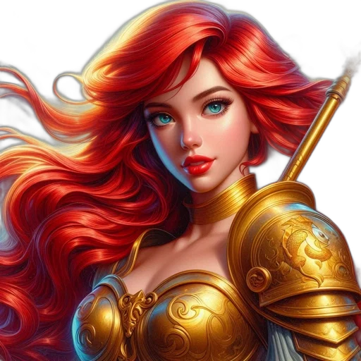 fantasy art, comic book art, concept art, photorealistic transparent PNG cut-out