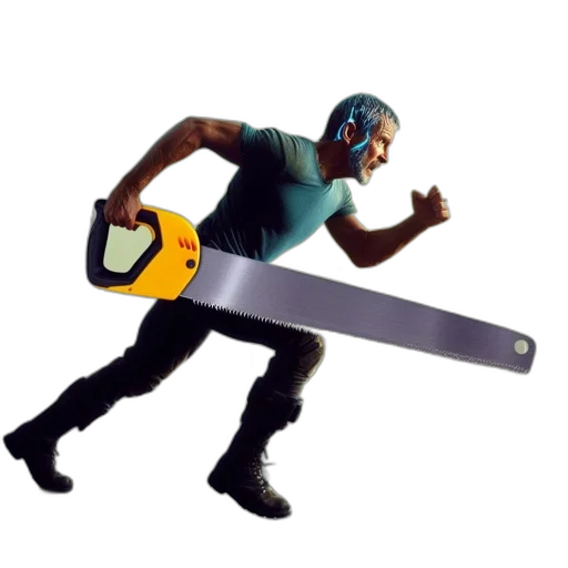 weapon, sword, staff, robot transparent PNG cut-out