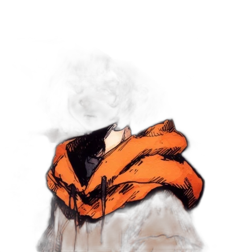 jacket, mask, dragon, face transparent PNG cut-out