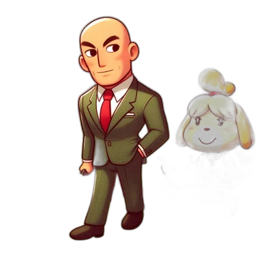 staff, creature, concept art, pixel art transparent PNG cut-out