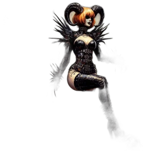 animal, creature, mask, hair transparent PNG cut-out