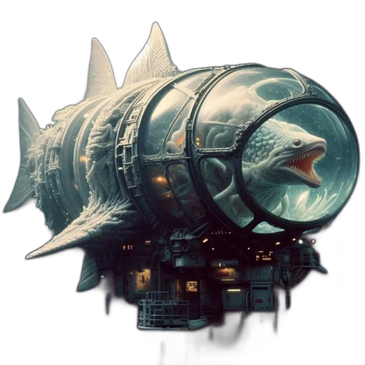 weapon, robot, creature, hat transparent PNG cut-out