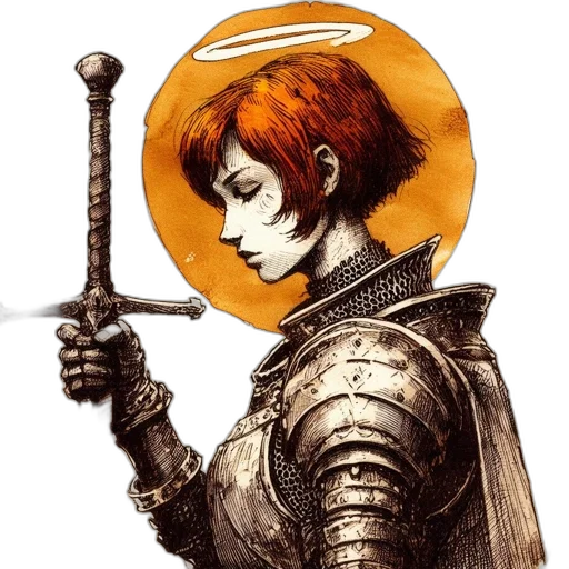 sword, staff, weapon, fantasy art transparent PNG cut-out