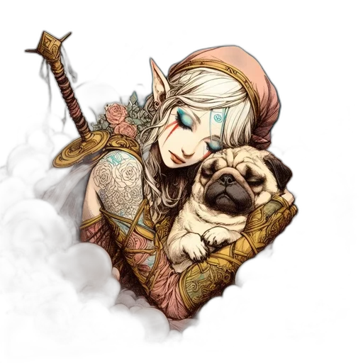 weapon, staff, sword, animal transparent PNG cut-out