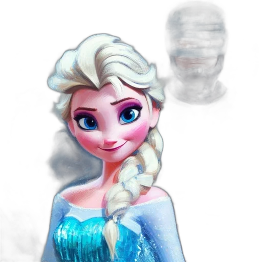 dress, face, staff, concept art transparent PNG cut-out