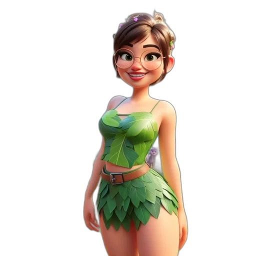 dress, concept art, 3d render, fantasy art transparent PNG cut-out