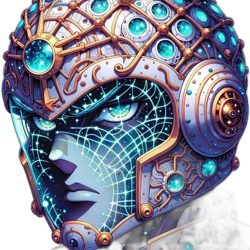 mask, robot, face, crown transparent PNG cut-out