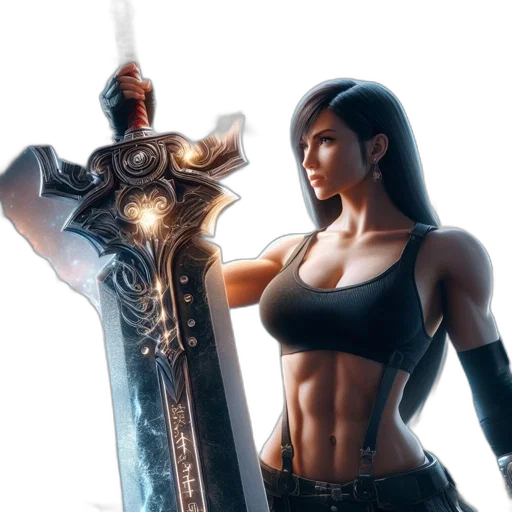 sword, weapon, concept art, fantasy art transparent PNG cut-out