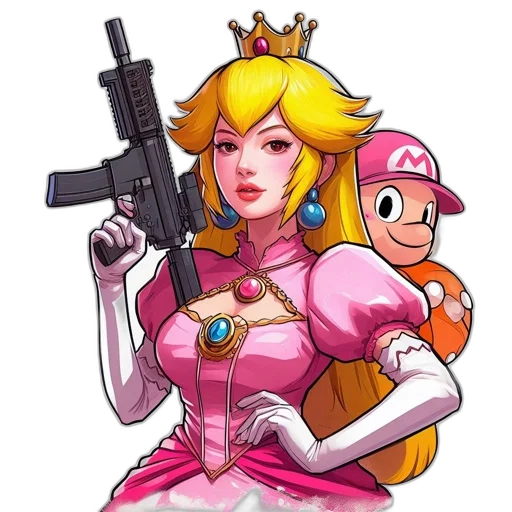 weapon, crown, dress, animal transparent PNG cut-out