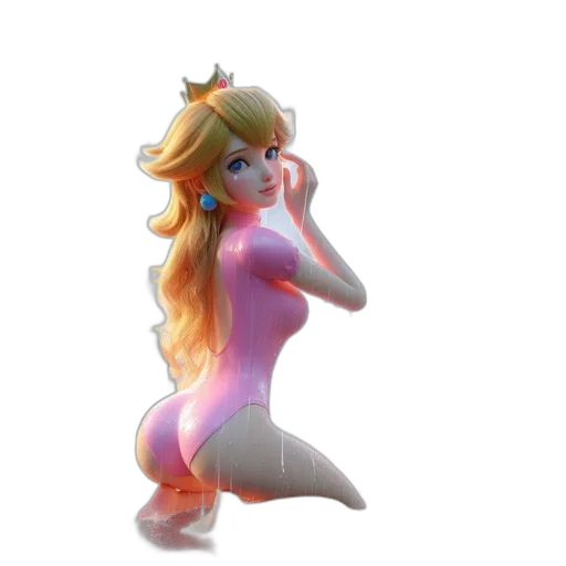 dress, crown, hair, concept art transparent PNG cut-out