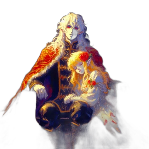 crown, sword, fantasy art, concept art transparent PNG cut-out