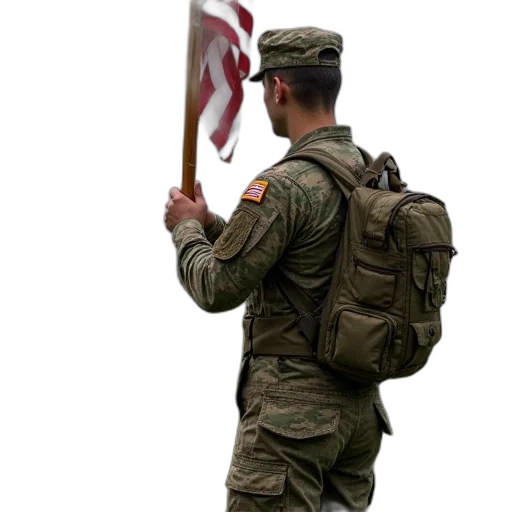 staff, weapon, jacket, concept art transparent PNG cut-out