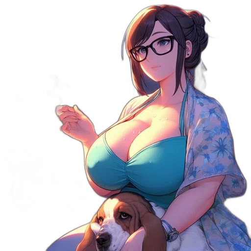 dress, animal, creature, anime transparent PNG cut-out
