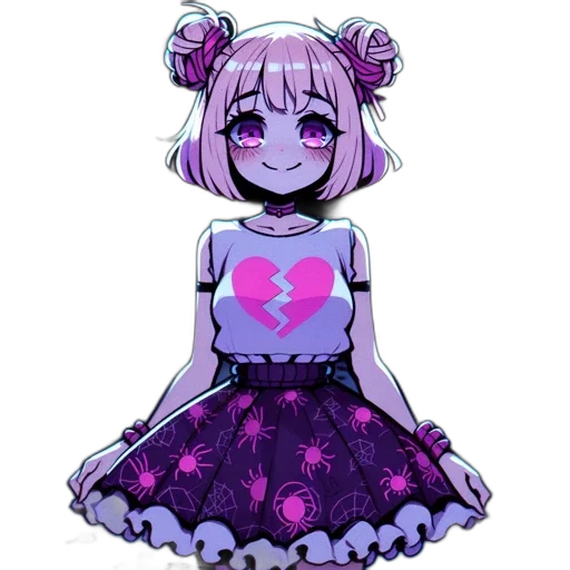 dress, creature, flower, staff transparent PNG cut-out