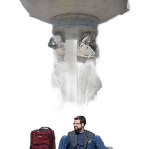 jacket, umbrella, bottle, weapon transparent PNG cut-out