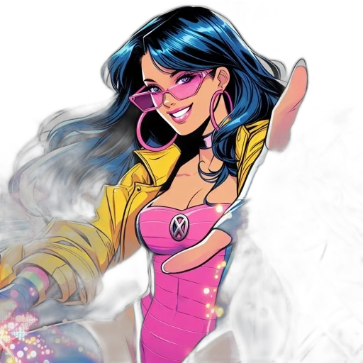 comic book art, concept art, cartoon, fantasy art transparent PNG cut-out